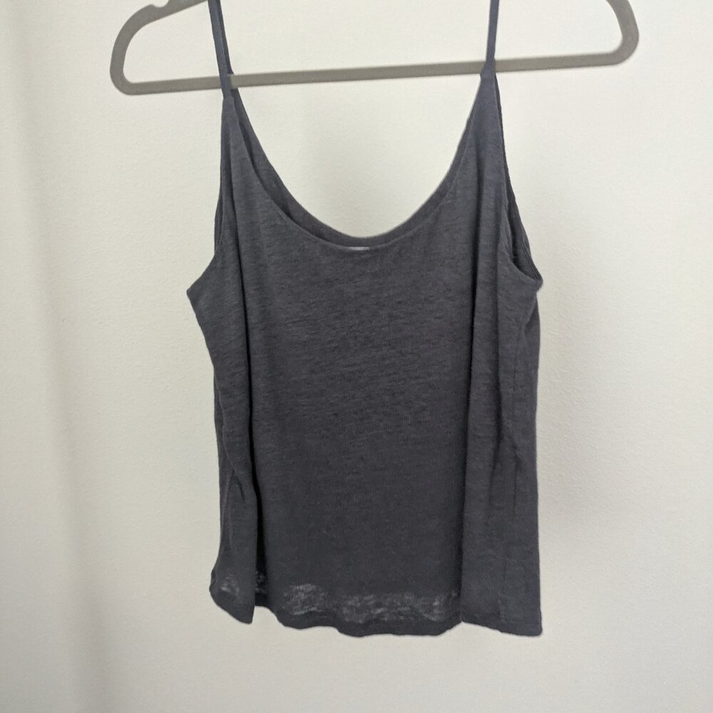 Grana grey linen tank